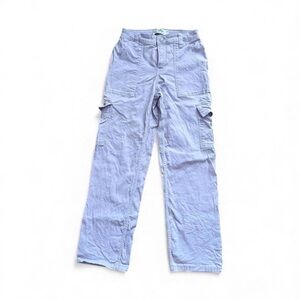 Hollister Lilac Purple Dad Style Cargo Trousers Size 25